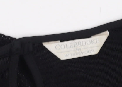 Colebrooke Black Short Sleeve Top - Women's M, Autumn/Winter