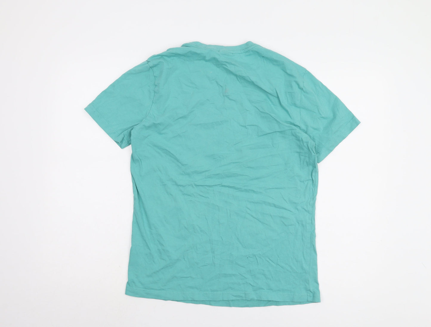 Sneaker Factory Men's Green Crew Neck T-Shirt M