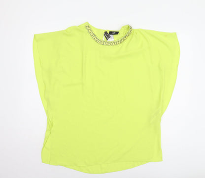 Womens UK Size M Wallis Green Tunic Blouse