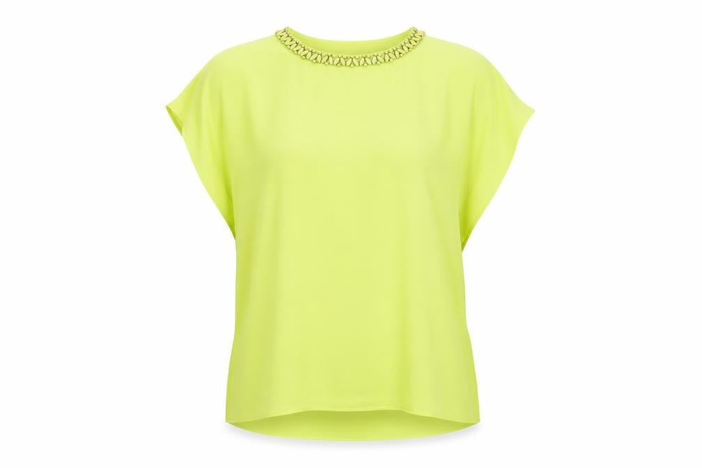 Womens UK Size M Wallis Green Tunic Blouse