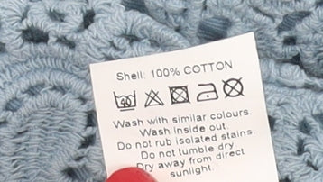 River Island Women's Blue Crochet Shorts Size 10