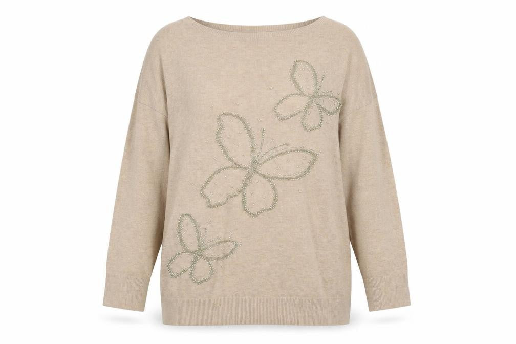 Womens UK Size S Wallis Beige Pullover Jumper