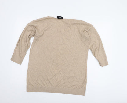 Womens UK Size S Wallis Beige Pullover Jumper