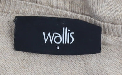 Womens UK Size S Wallis Beige Pullover Jumper