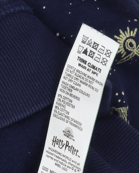 Marks and Spencer Girls Blue Harry Potter Pullover Sweatshirt