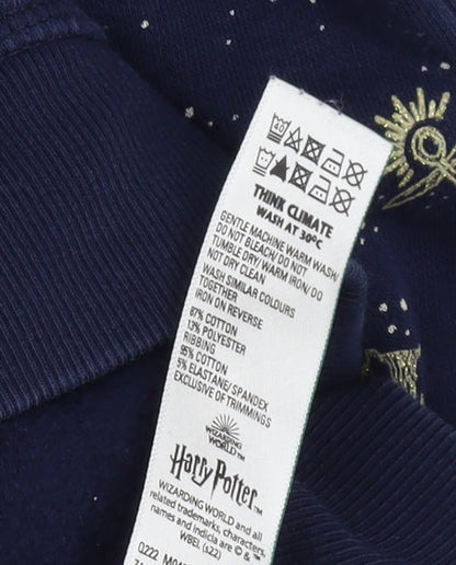 Marks and Spencer Girls Blue Harry Potter Pullover Sweatshirt
