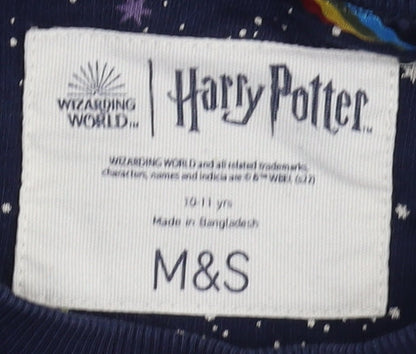 Marks and Spencer Girls Blue Harry Potter Pullover Sweatshirt