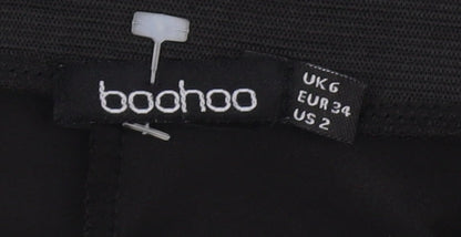Boohoo Black Skirt Women's Size 6 Polyester