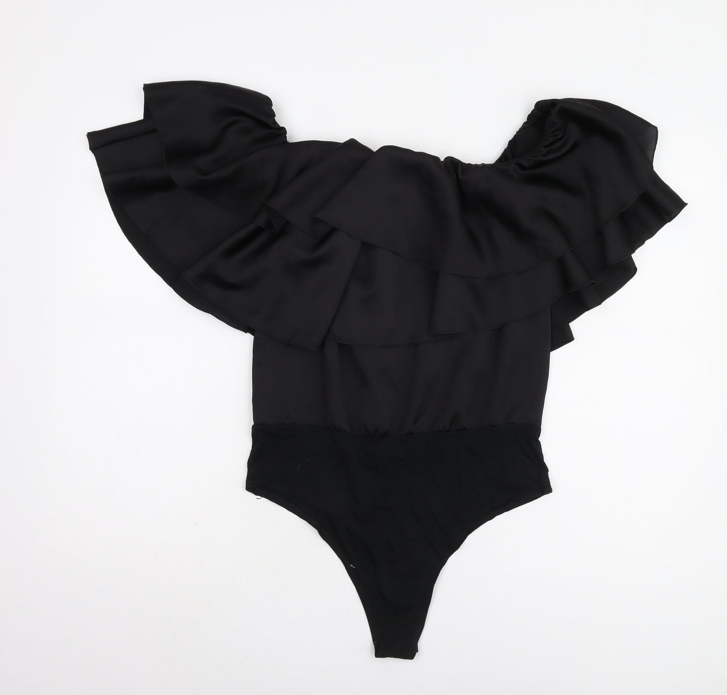 Boohoo Women’s Black Off Shoulder Bodysuit UK 10