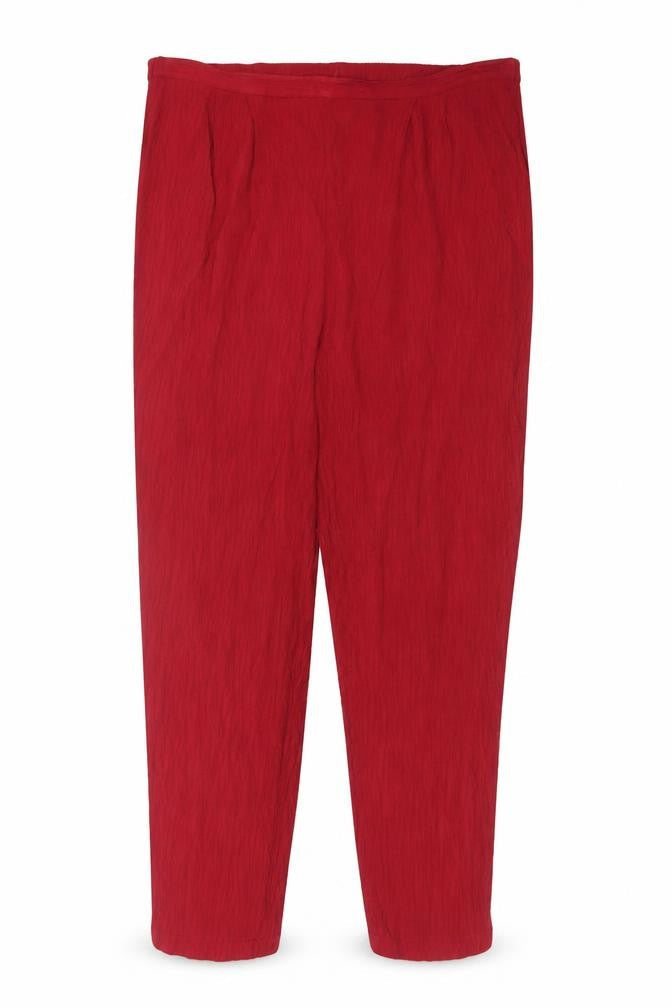 Womens UK Size 18 Essentials   Red Trousers