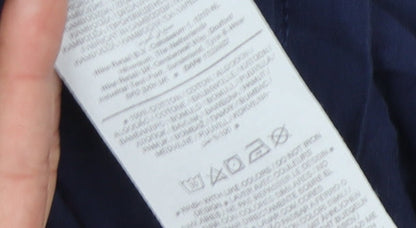 Nike Men's Blue 2XL Crew Neck T-Shirt with Logo