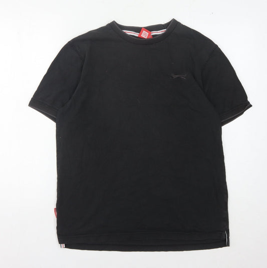 Slazenger Men's Black M T-Shirt Crew Neck