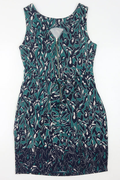 Apricot Women’s Multicoloured Floral Sheath Dress Size 12