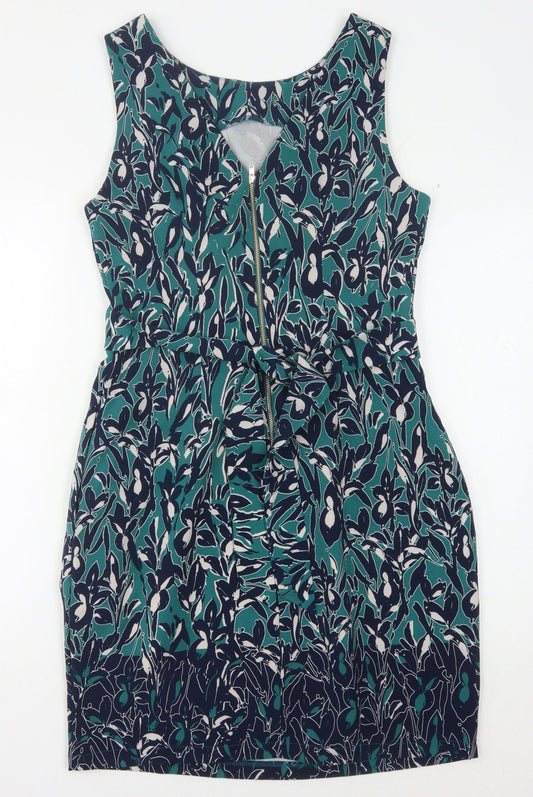 Apricot Women’s Multicoloured Floral Sheath Dress Size 12