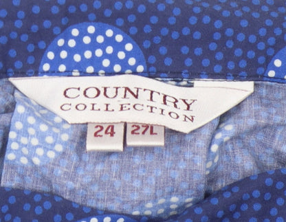 Womens UK Size 24 Country Collection Pleated  Skirt