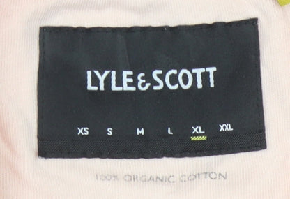Lyle & Scott Women's Pink XL Basic T-Shirt