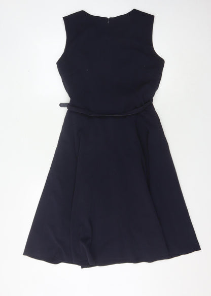 Debenhams Women's Black Fit & Flare Dress, Size 10