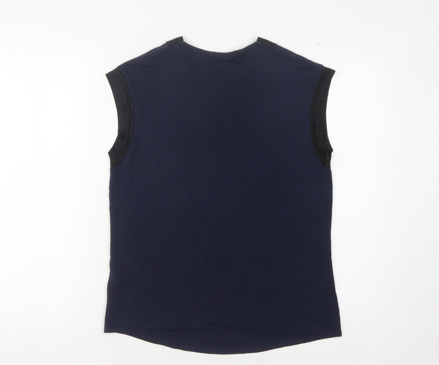 Womens UK Size 10 NEXT Blue Basic Blouse