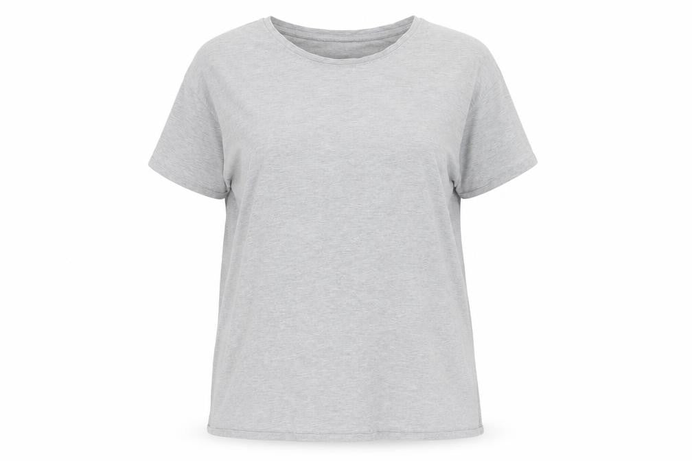 Threadbare Women's Grey T-Shirt, Size 10, Crew Neck