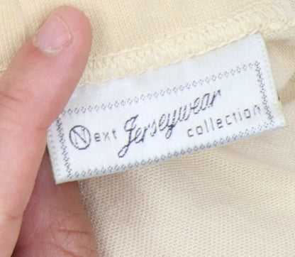 Next Women Beige Striped Skirt M