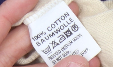 Next Women Beige Striped Skirt M