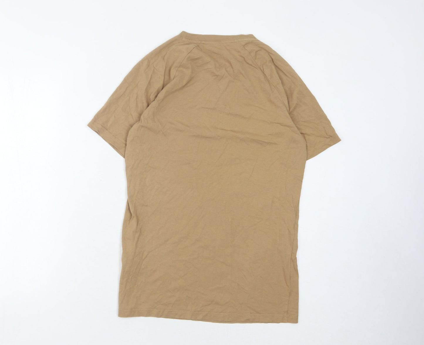 Mens UK Size S Boss Beige  T-Shirt