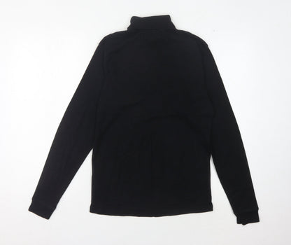 Quechua Women's Black Long Sleeve Mock Neck Shirt