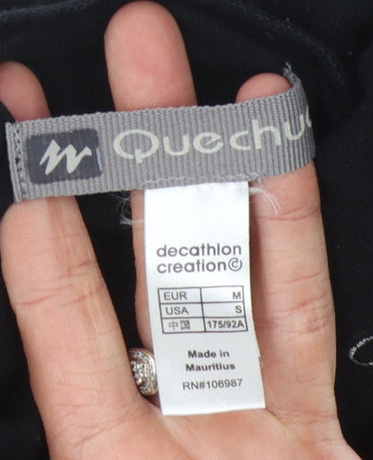 Quechua Women's Black Long Sleeve Mock Neck Shirt