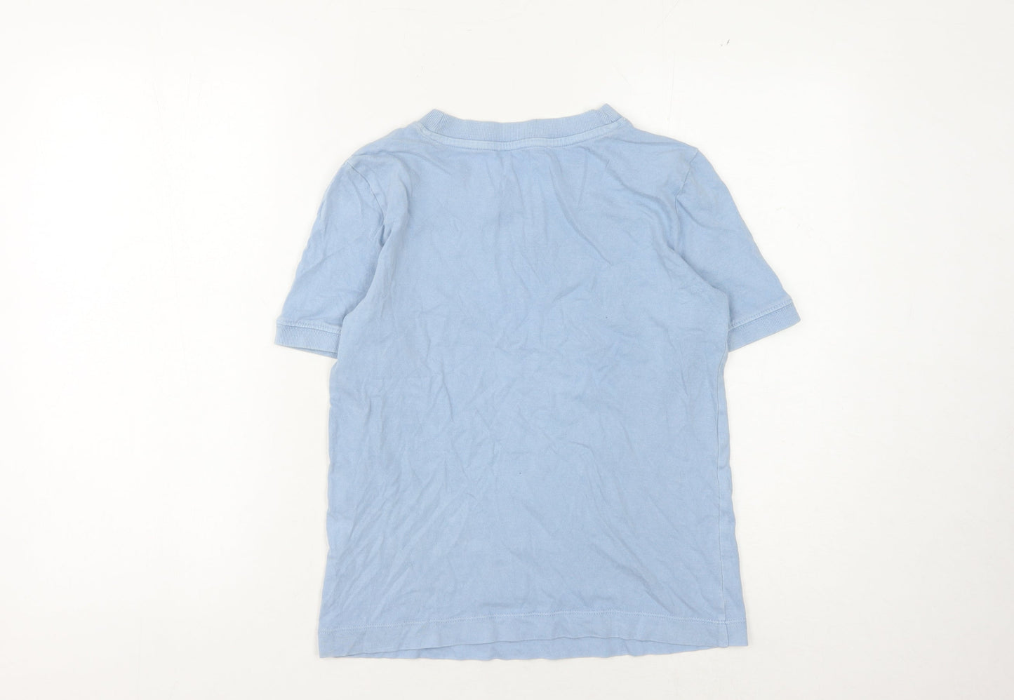 Zara Women's Blue Basic T-Shirt, Size S, Casual Wear