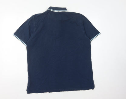 Pierre Cardin Men's Blue Polo Shirt XL Regular Fit