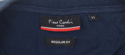 Pierre Cardin Men's Blue Polo Shirt XL Regular Fit