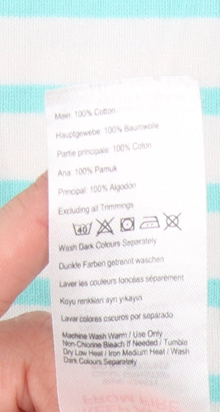 Joules Women's Multicoloured Striped Boat Neck Dress Size 8