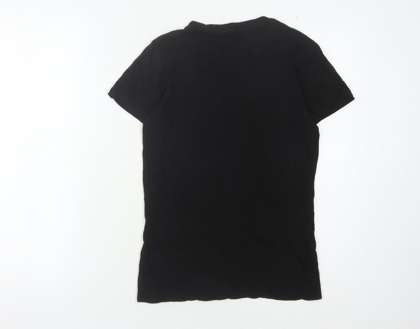 Unisex Adults UK Size S Stranger Things Black Basic T-Shirt