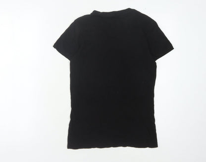 Unisex Adults UK Size S Stranger Things Black Basic T-Shirt
