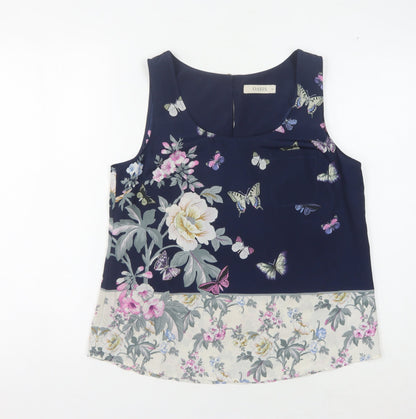 Womens UK Size 12 Oasis Multicoloured Basic Tank