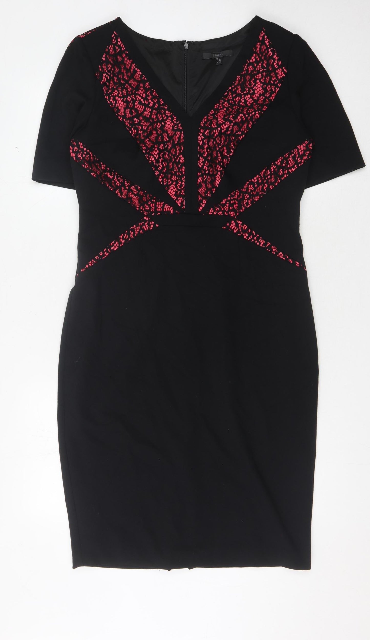 Coast Women's Black Sequin Bodycon Dress UK 14