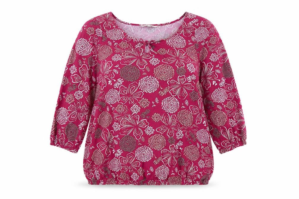 Womens UK Size 14 Casual Collection Multicoloured Basic Blouse