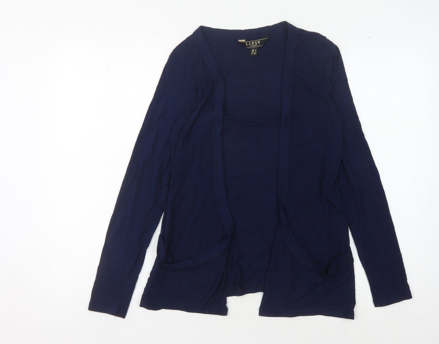 Womens UK Size 8 Lipsy Blue Cardigan Jumper