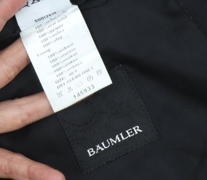 Mens UK Size 48 Baumler Regular Blue Suit Jacket
