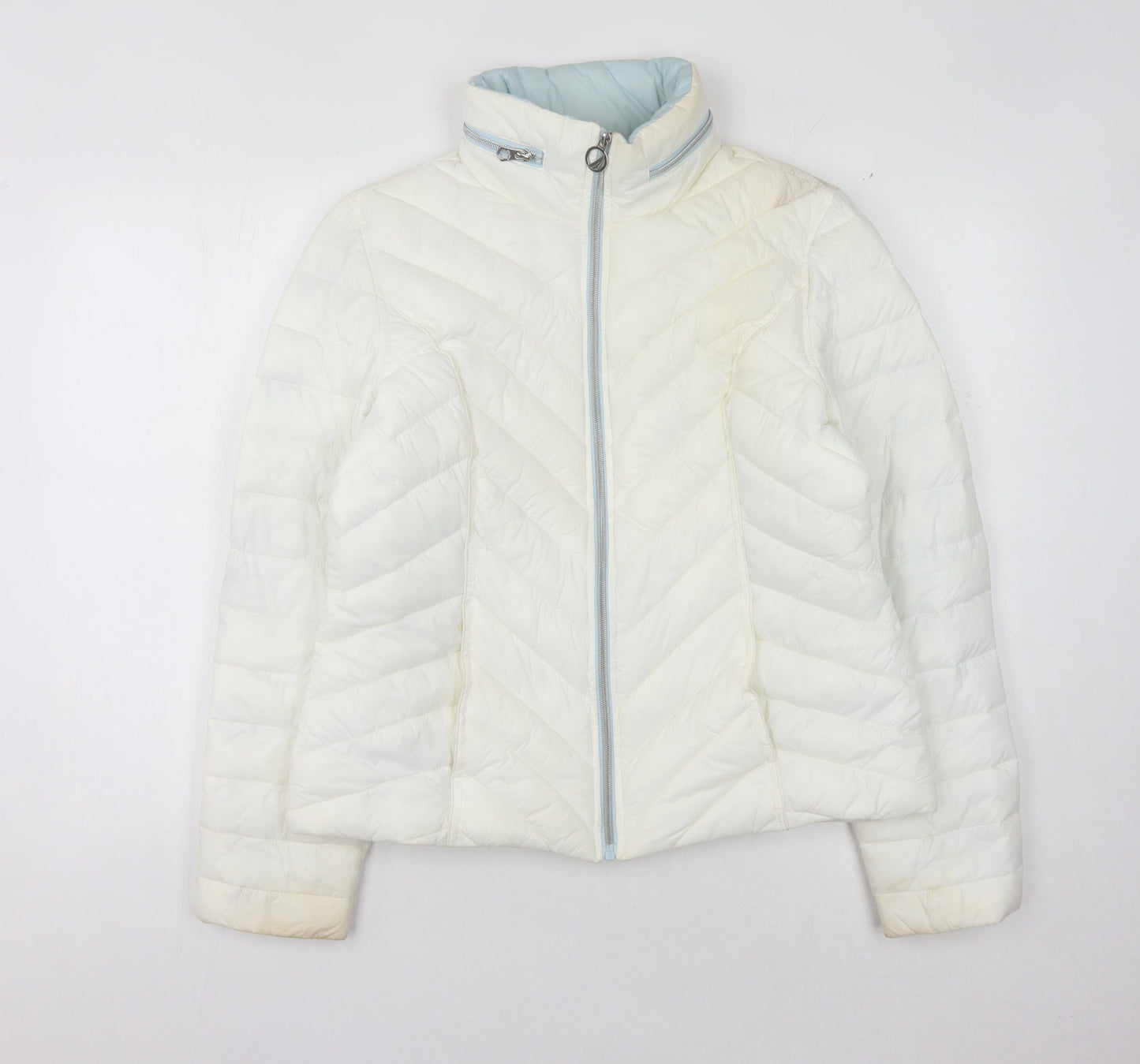 Womens UK Size L Nautica Ivory Puffer Jacket