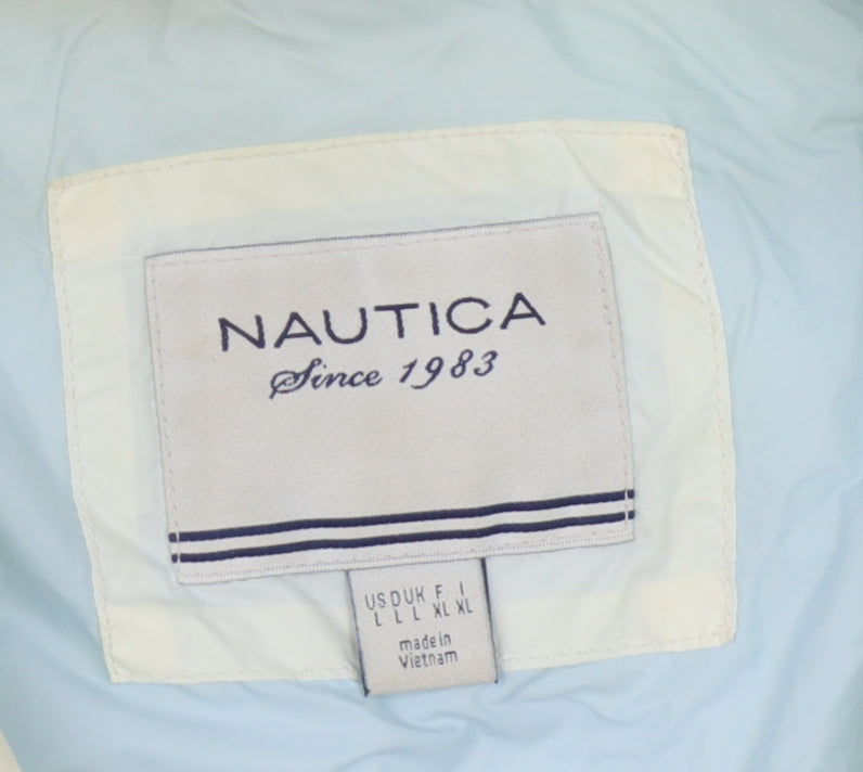 Womens UK Size L Nautica Ivory Puffer Jacket