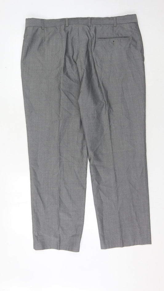 Marks and Spencer Men's Grey Dress Pants 38/29