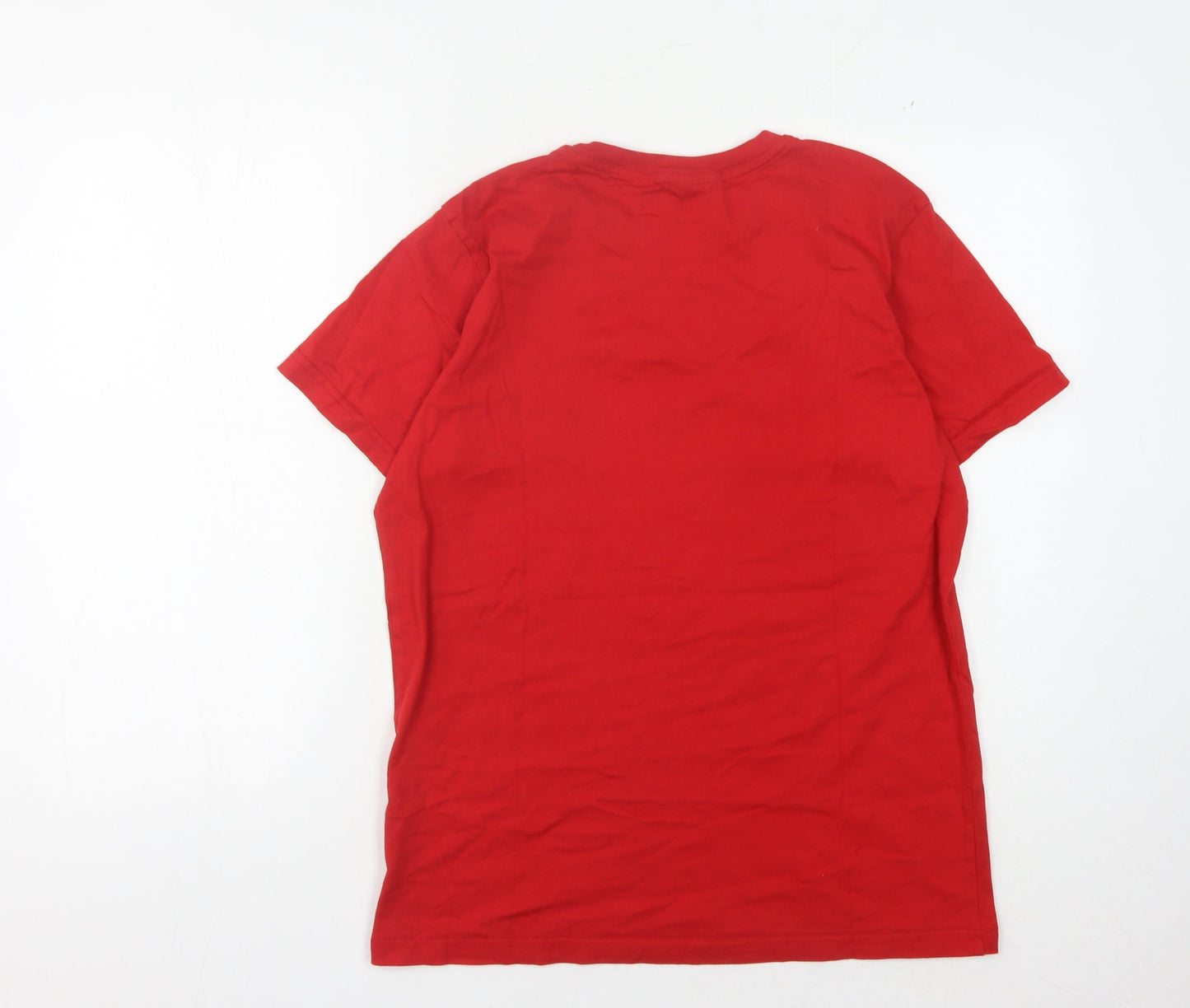 S//Sprint Men's Red M T-Shirt, Cotton Blend, Crew Neck