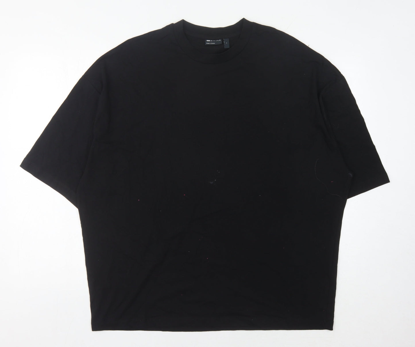 Mens UK Size XL ASOS Black  T-Shirt