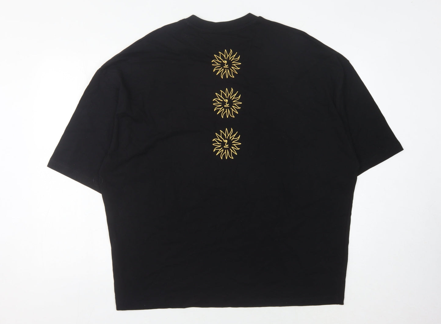 Mens UK Size XL ASOS Black  T-Shirt