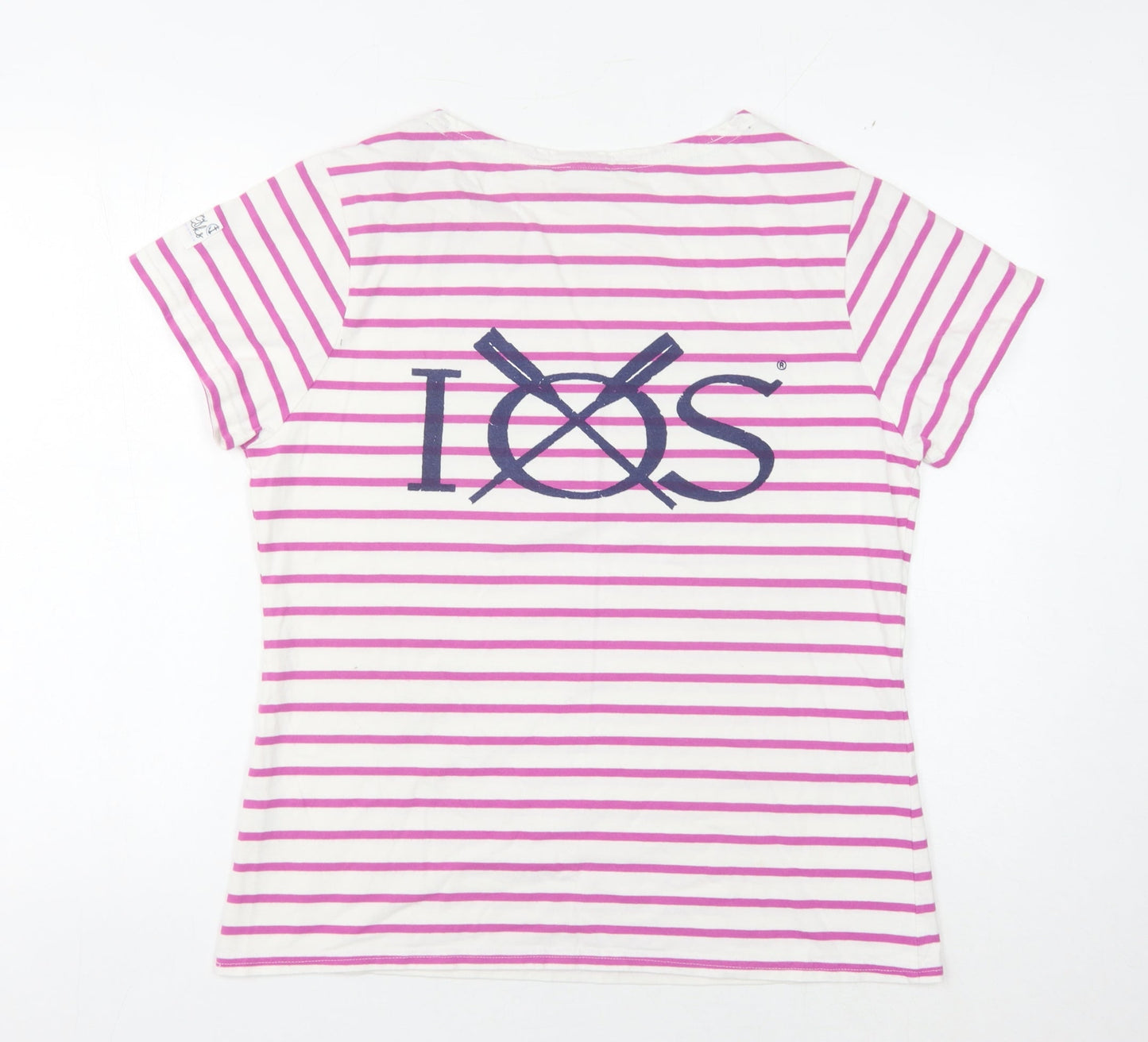 Womens UK Size 16 Lazy Jacks Multicoloured Basic T-Shirt