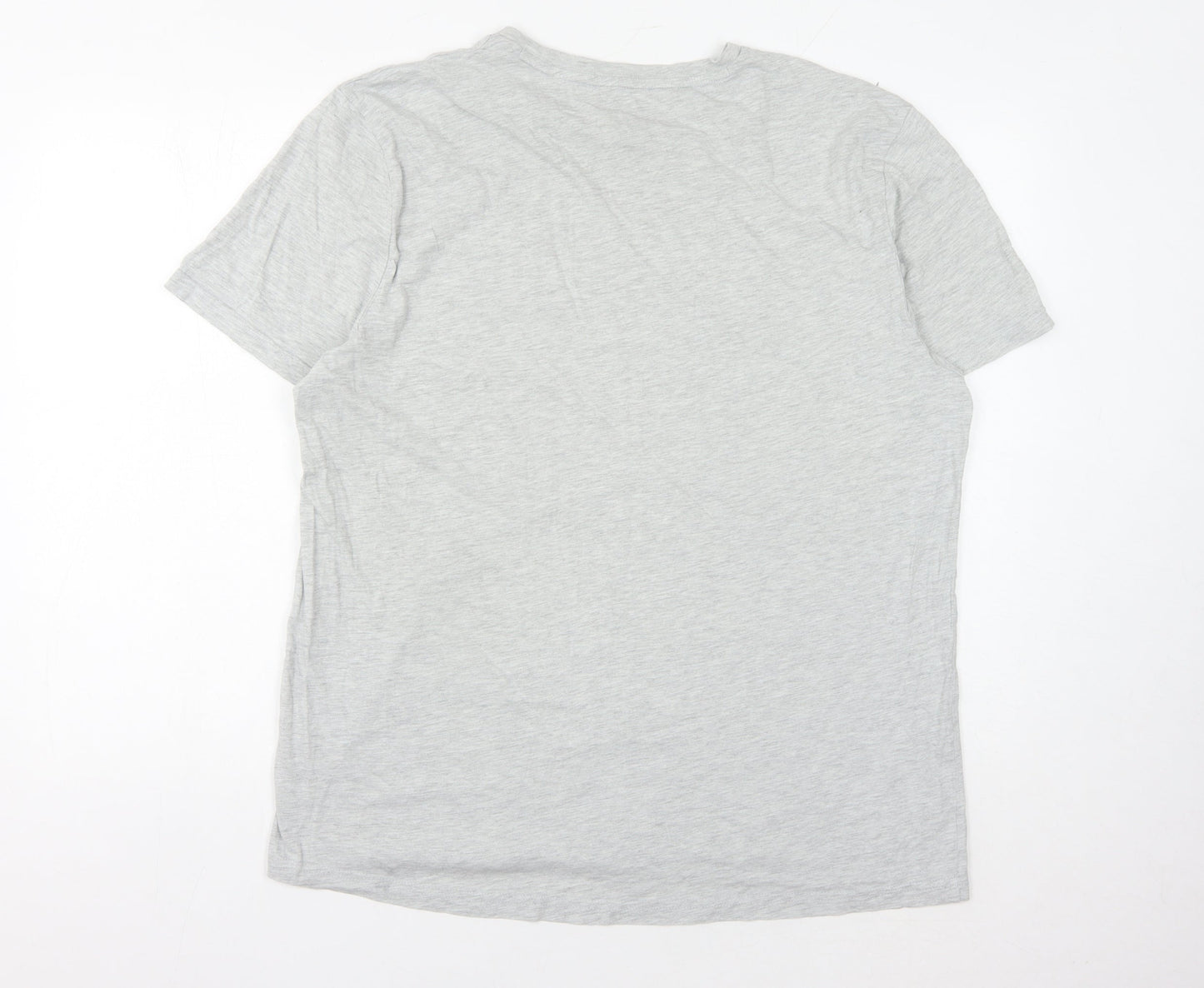 Grand & Hills Men's Grey XXL Graphic T-Shirt, City Print