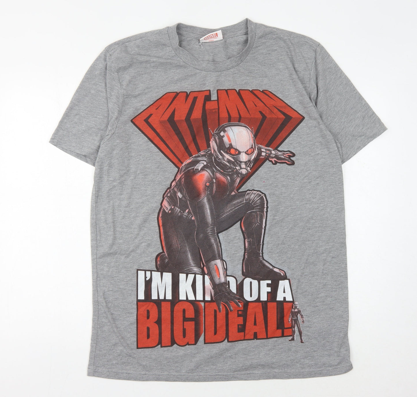 Marvel Ant-Man Men's Grey 2XL Graphic T-Shirt