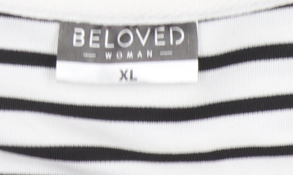 Womens UK Size XL Beloved White Basic T-Shirt