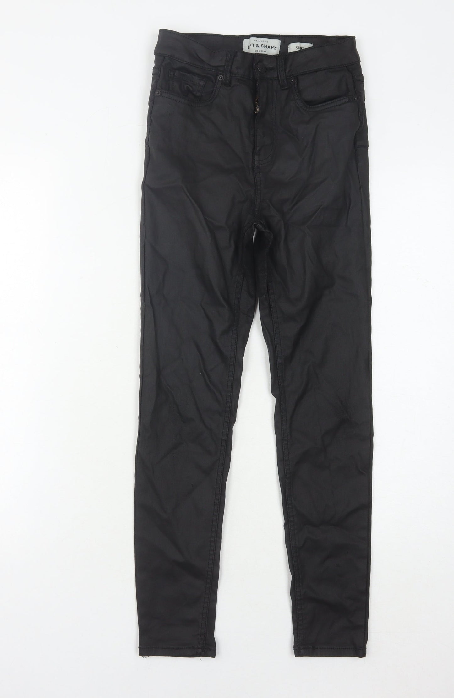 New Look Women's Black Skinny Trousers Size 8